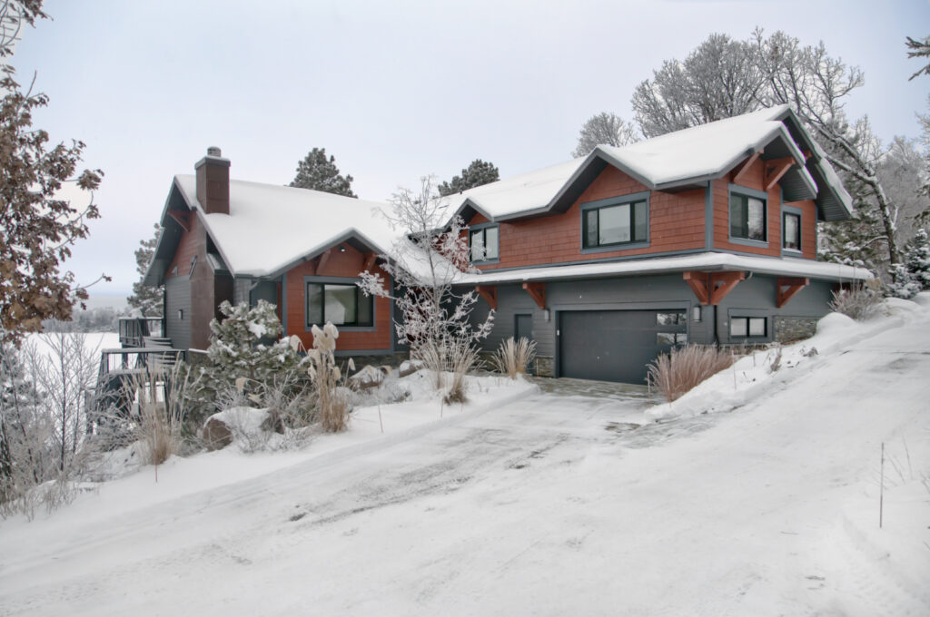 Winter house slide